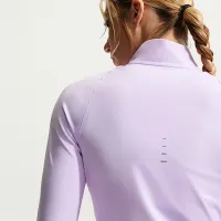 Nike Swift женская Dri-FIT Full-Zip Mid-Layer Running Top цвет фиолетовый
