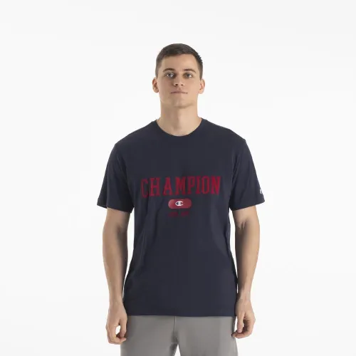 Футболка Champion Crewneck 22043-BS501 - Синяя