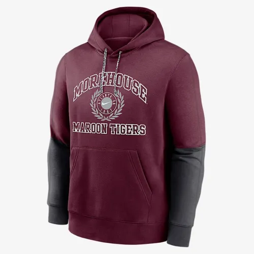 Morehouse Club Team Issue чоловічі Nike College Pullover Толстовка з капюшоном колір червоний