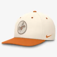 Los Angeles Dodgers Pro Dunk чоловічі Nike Dri-FIT MLB Adjustable Hat колір коричневий