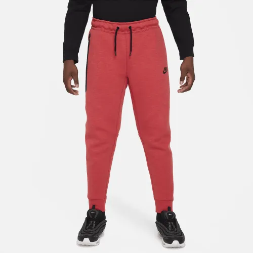 Nike Sportswear Tech Fleece Big дитячі (для хлопчиків) Pants (Extended Size) колір червоний