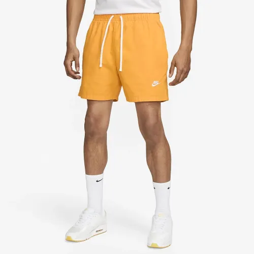 Nike Club мужские Woven Washed Flow шорты Yellow