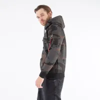 Кофта/футболка Alpha Industries Back Print Hoody Camo Print 178318C125 - разноцветная