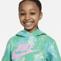 Nike Little дитячі Printed Club Pullover колір зелений