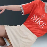 Nike Sportswear женская Jacquard Striped юбка цвет коричневый