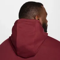 Nike Club мужские French Terry Толстовка с капюшоном цвет красный