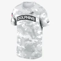 Miami Dolphins Salute to Service Edge Arch чоловічі Nike Dri-FIT NFL футболка колір білий