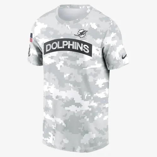 Miami Dolphins Salute to Service Edge Arch чоловічі Nike Dri-FIT NFL футболка колір білий