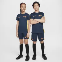 Nike Kylian Mbappé Big детские Dri-FIT Academy Soccer шорты синий