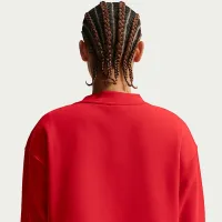 Nike Sportswear Club Fleece женская Loose Cardigan цвет красный