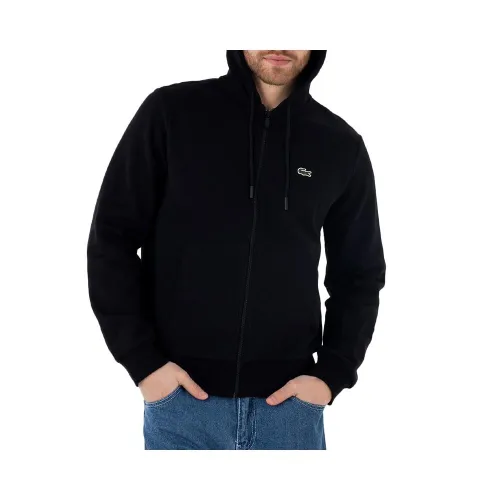 Кофта/футболка Lacoste Kangaroo Pocket Colour-Block SH9626-031 -  Черная