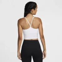 Nike Indy жіноча Light-Support Padded Sports Bra Tank колір білий