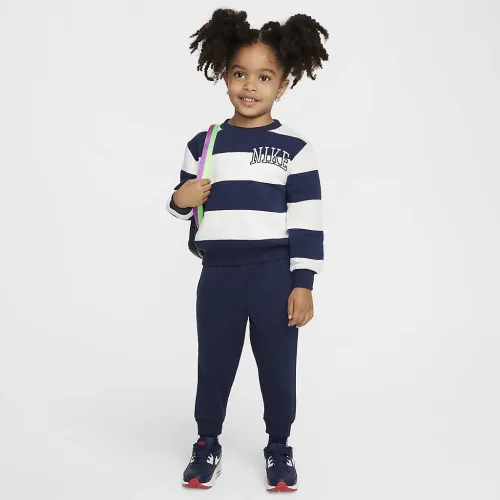 Nike Sportswear Club Toddler 2-Piece Rugby Stripe Crew комплект блакитний
