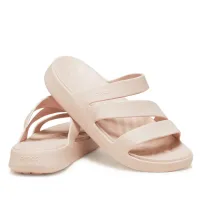 Шлёпанцы Crocs Getaway Strappy 209587-6UR - Розовые