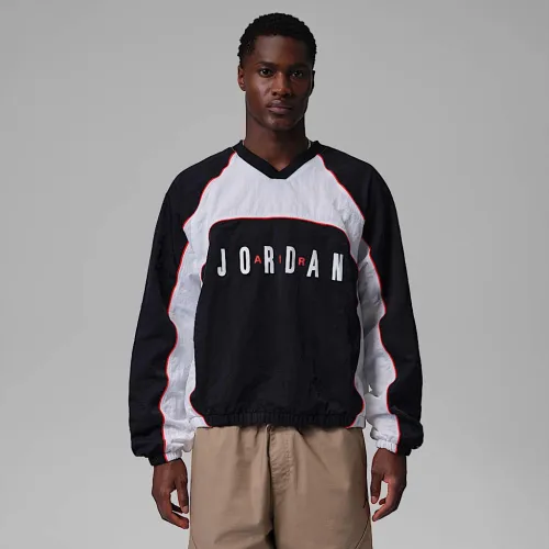 Nike Jordan Flight мужские Long-Sleeve Warm-Up Top цвет черный