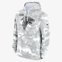 Atlanta Falcons Salute to Service Primary Edge Club чоловічі Nike NFL Pullover Толстовка з капюшоном колір білий