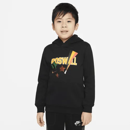 Nike Sportswear Little дитячі Pullover Толстовка з капюшоном колір чорний
