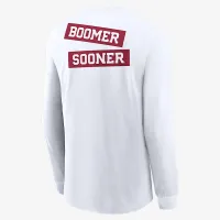 Oklahoma Sooners 2-Hit Classic Location чоловічі Nike College Long-Sleeve футболка колір білий