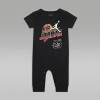 Nike Air Jordan Baby (0-9M) Romper цвет черный