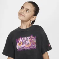 Nike Sportswear Big детские (Girls') футболка цвет черный