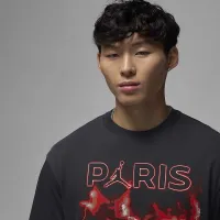Nike Paris Saint-Germain мужские Graphic футболка цвет черный