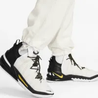 Nike LeBron мужские Open Hem Fleece Pants цвет серый