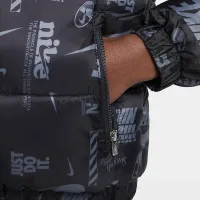 Nike Little дитячі DNA Logo Puffer Куртка колір чорний