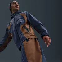 Nike Tech чоловічі Dri-FIT Woven Color-Block оверсайз Pants блакитний