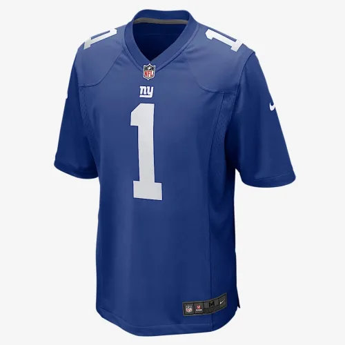 Malik Nabers New York Giants чоловічі Nike NFL Game Jersey блакитний