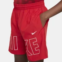 Nike Multi Big дитячі Woven тренувальні шорти колір червоний