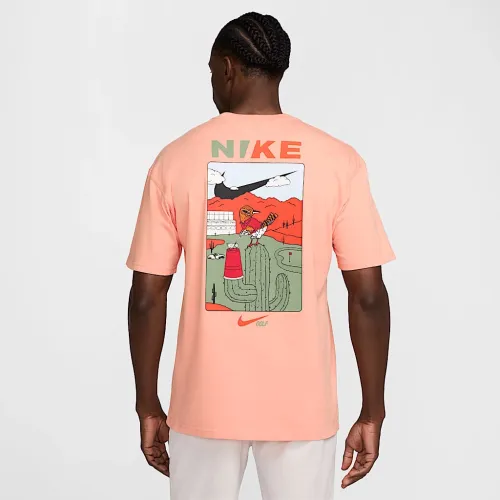 Nike чоловічі Max90 для гольфу футболка Orange