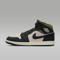 Nike Air Jordan 1 Mid SE мужские Кроссовки цвет коричневый