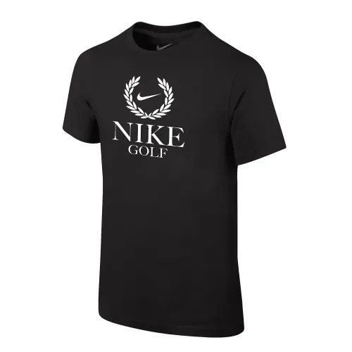 Nike для гольфу Big дитячі (для хлопчиків) футболка колір чорний