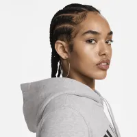 Nike женская Weightlifting Pullover Толстовка с капюшоном цвет серый