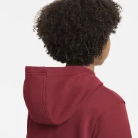 Nike Sportswear Club Fleece Big дитячі Pullover Толстовка з капюшоном колір червоний