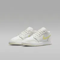 Nike Air Jordan 1 Low Big дитячі Кросівки колір білий