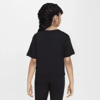 Nike Club Little дитячі Boxy Tee колір чорний
