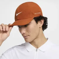 Nike Dri-FIT ADV Club Unstructuцвет красный Tennis Cap цвет коричневый