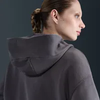Nike Sportswear Phoenix Fleece жіноча оверсайз Pullover Толстовка з капюшоном колір сірий