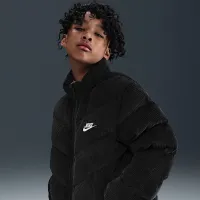 Nike Sportswear All Day Play Big дитячі Therma-FIT Loose-Fit Puffer Куртка колір чорний