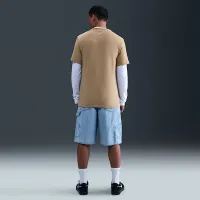 Nike Sportswear чоловічі футболка колір коричневий