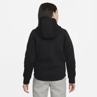 Nike Sportswear Tech Fleece Big дитячі (Girls') Full-Zip Толстовка з капюшоном колір чорний