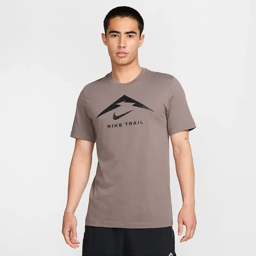 Nike Dri-FIT мужские Trail Running футболка цвет серый