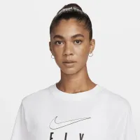 Nike Dri-FIT Swoosh Fly женская футболка цвет белый