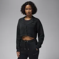 Nike Air Jordan женская Knit Cardigan цвет черный