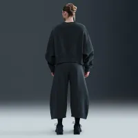 Nike Sportswear Phoenix Fleece женская Loose Mid-Rise Barrel Pants цвет зеленый