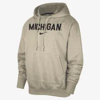 Michigan Standard Issue мужские Nike College Pullover Толстовка с капюшоном цвет коричневый