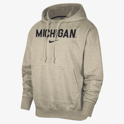 Michigan Standard Issue чоловічі Nike College Pullover Толстовка з капюшоном колір коричневий