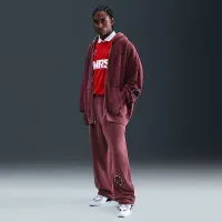 Nike x Martine Rose мужские Full-Zip Толстовка с капюшоном цвет красный