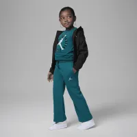 Nike Jordan Icon Play Wide Leg Pants Little Kids Pants цвет зеленый